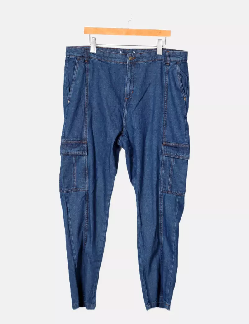 NoName Pantalón azul denim