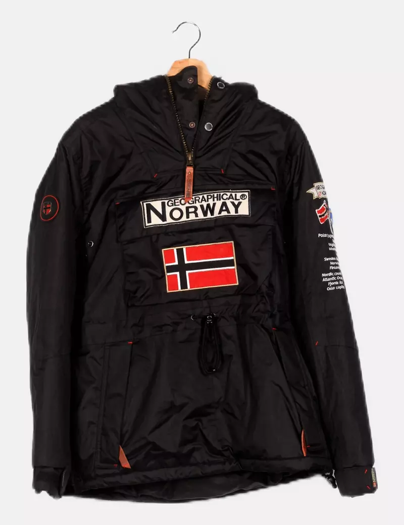 Norway Chaquetón impermeable negro