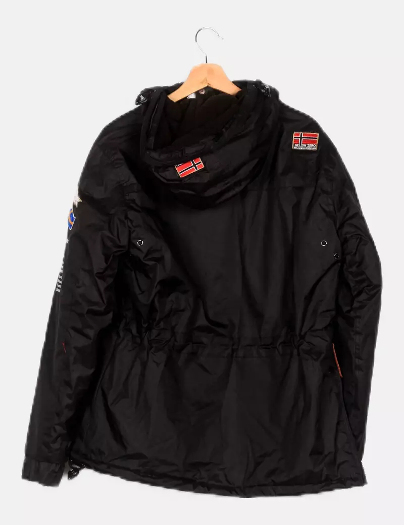 Norway Chaquetón impermeable negro