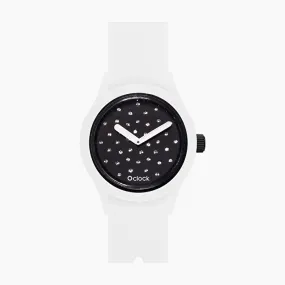 O clock shift crystal negro y blanco