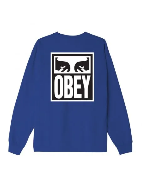 OBEY Camiseta Eyes Icon II Hombre Surf Blue