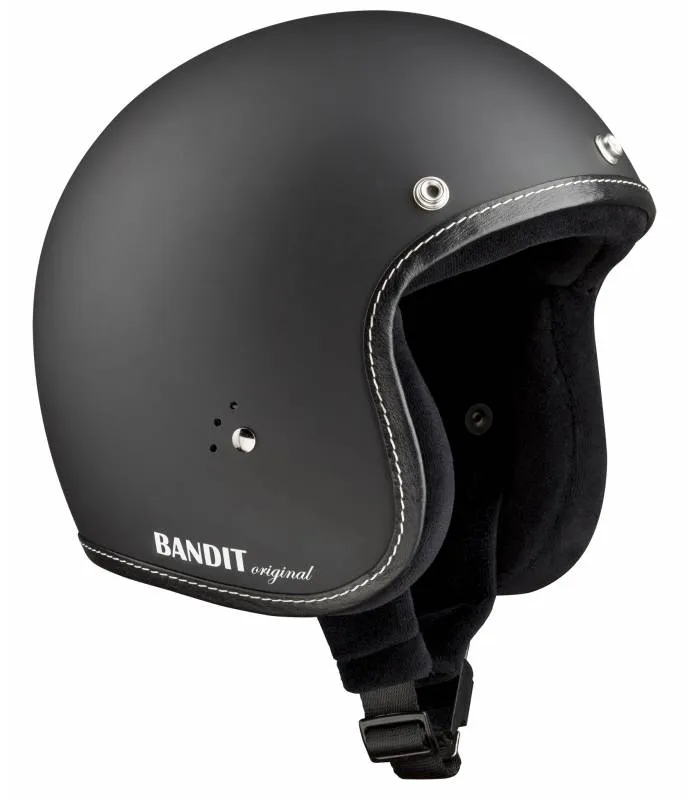 OUTLET Casco moto Bandit Premium 20 anniversary NEGRO MATE Open face NO Homologado ANTES 119,95 AHORA 89,95