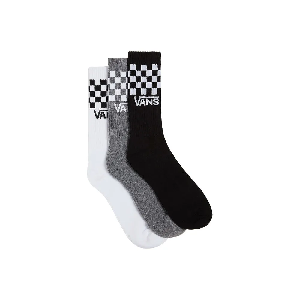 Pack 3 Calcetines Altos Negro, Blanco, Gris Vans Classic Check 42.5/47