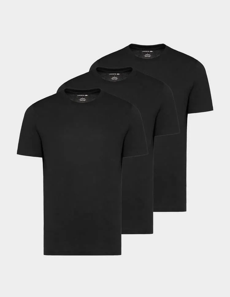 Pack 3 camisetas Lacoste TH3451-00 031 underwear negro