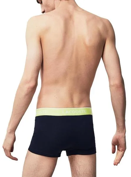 pack calzoncillos lacoste casual marino hombre