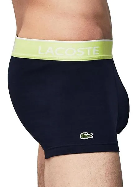 pack calzoncillos lacoste casual marino hombre