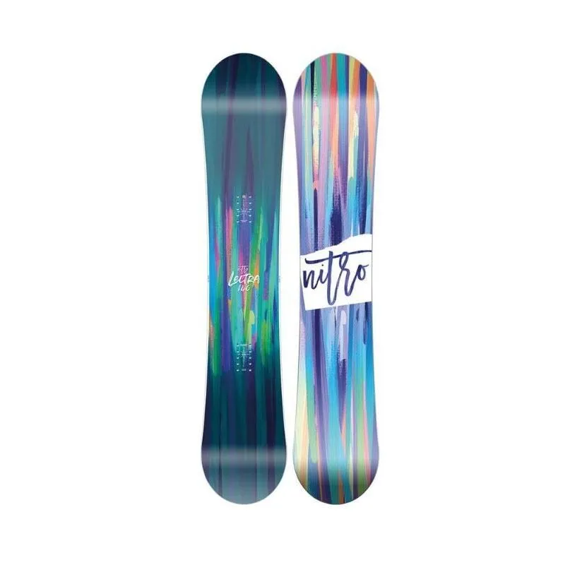 Pack snowboard Nitro Lectra Brush (2024) + fijaciones - mujer