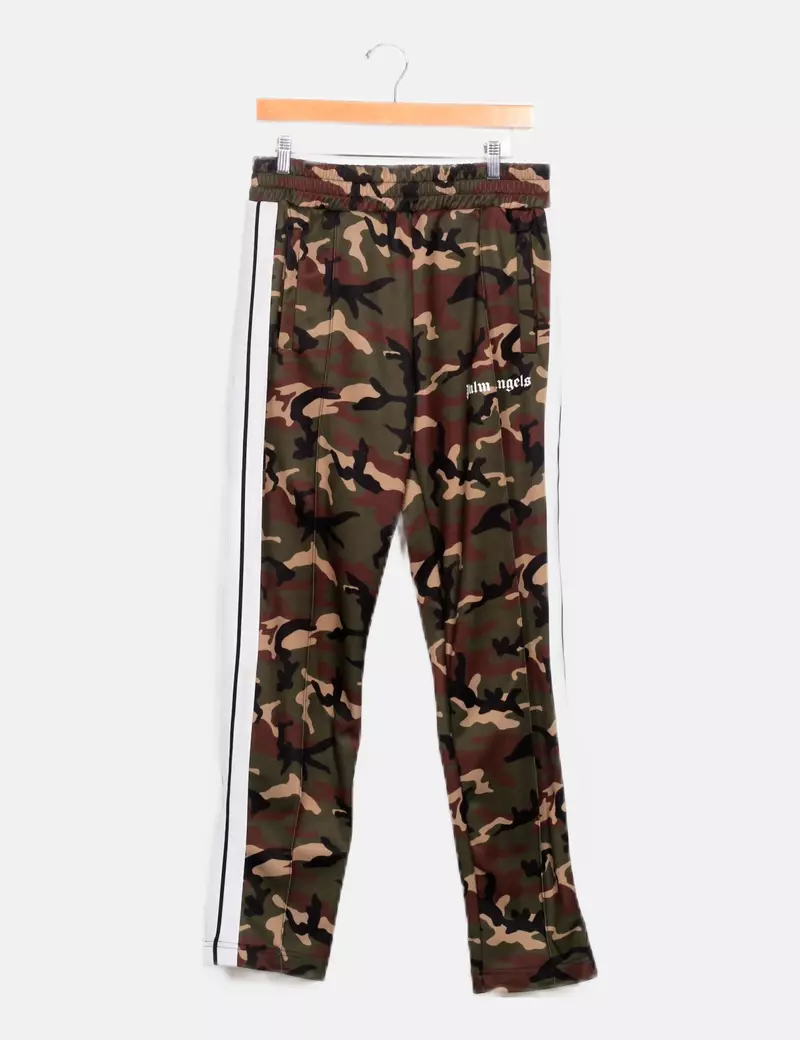 Palm Angels Pantalón casual print camuflaje