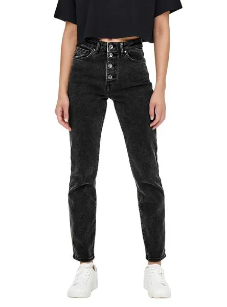 Pantalon Vaquero Only Emily Negro para Mujer