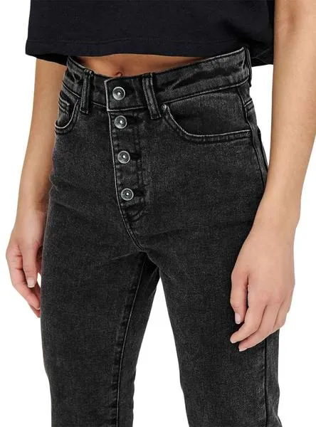 Pantalon Vaquero Only Emily Negro para Mujer