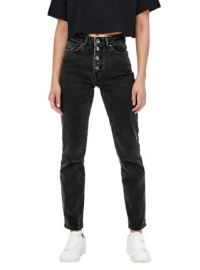 Pantalon Vaquero Only Emily Negro para Mujer