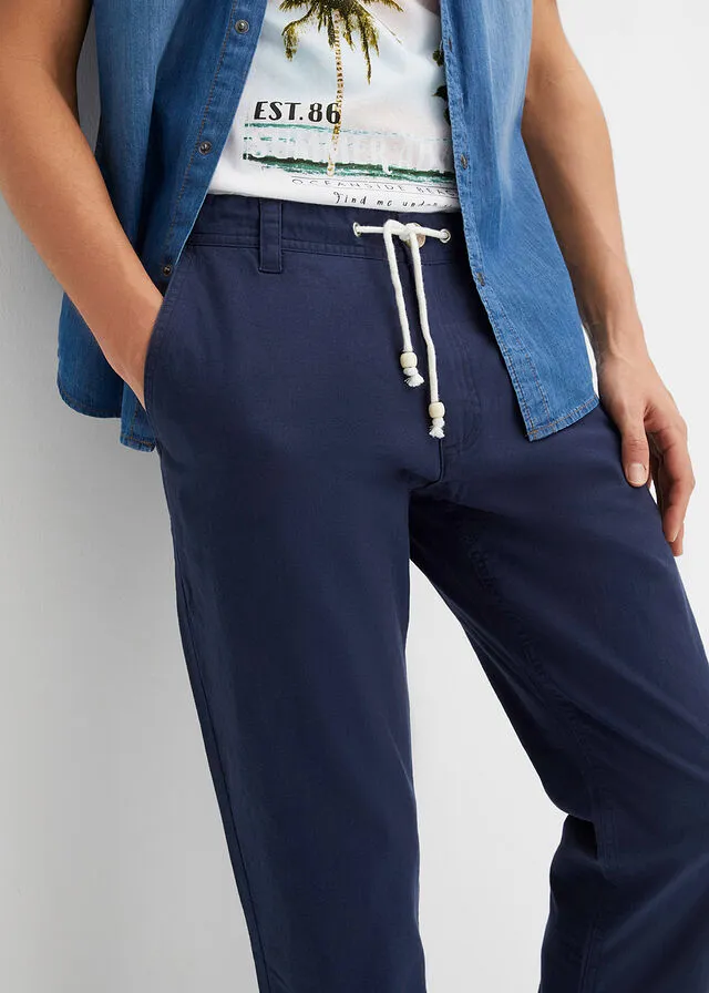 Pantalón chino Azul marino