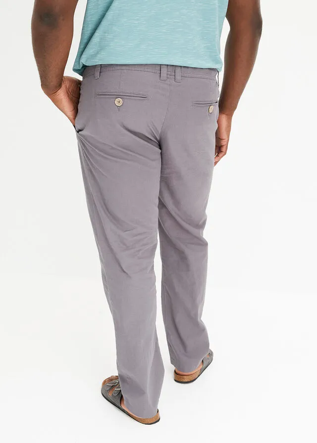 Pantalón chino Gris ahumado