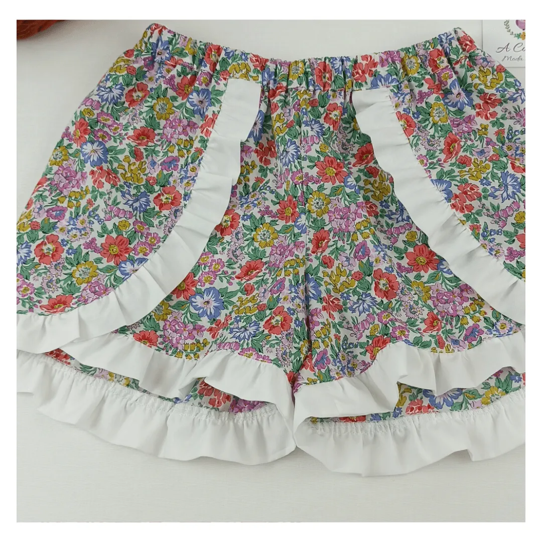 Pantalón corto de niña Liberty