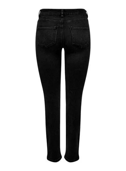 Pantalón Vaquero Only Sui Slim Negro para Mujer