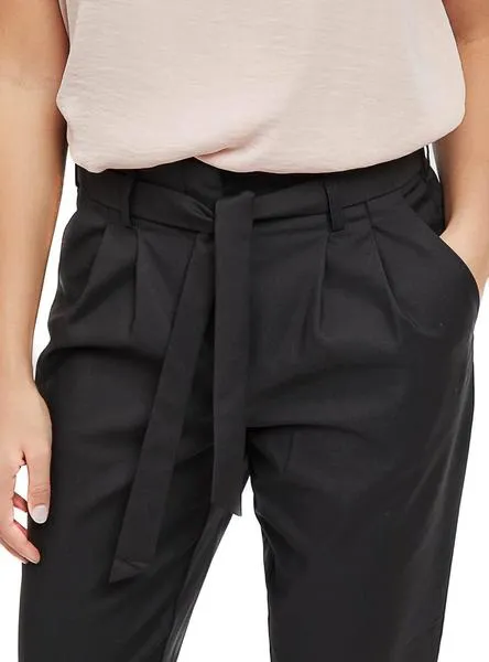 Pantalón Vila Sofina Negro Mujer