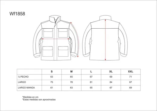 Parka acolchada e impermeable Marino / Azafata