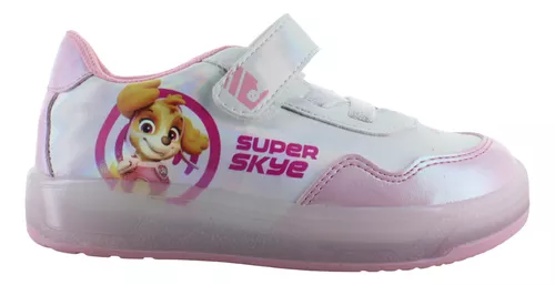 Paw Patrol Tenis Sneakers Skye Luz Casual Confort Niña 91648