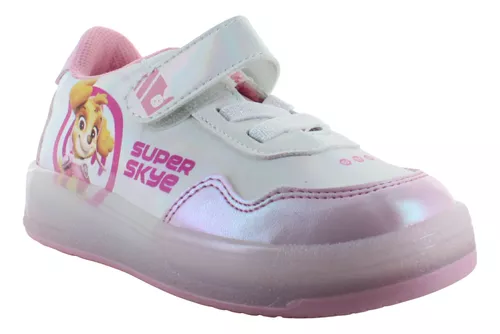 Paw Patrol Tenis Sneakers Skye Luz Casual Confort Niña 91648