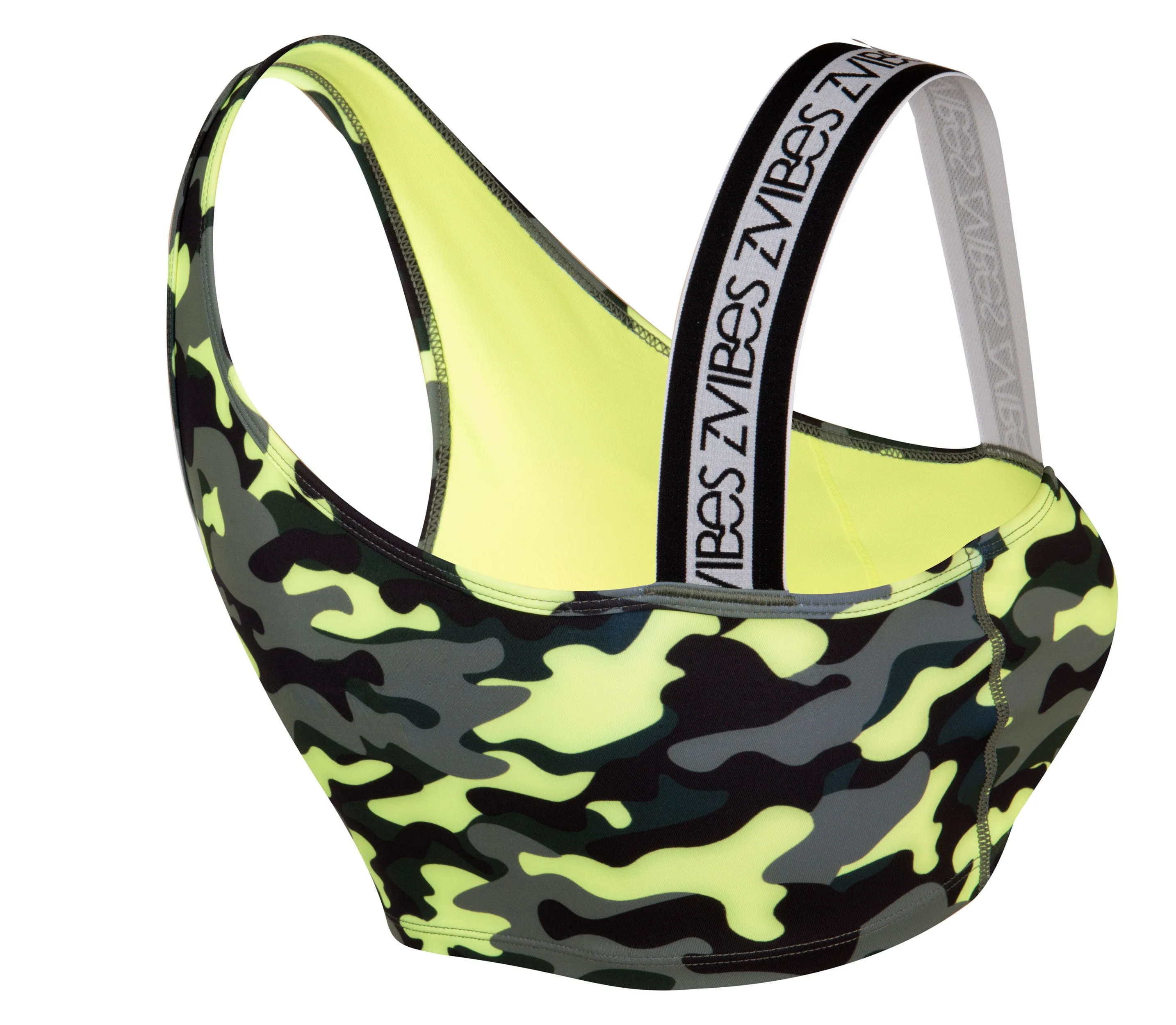 Peto Running Mujer ZVibes Neon Print Amarillo