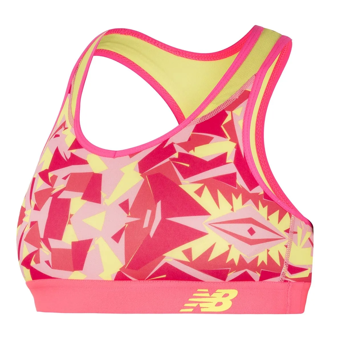 Peto Running Niña New Balance Pace Bra Bicolor