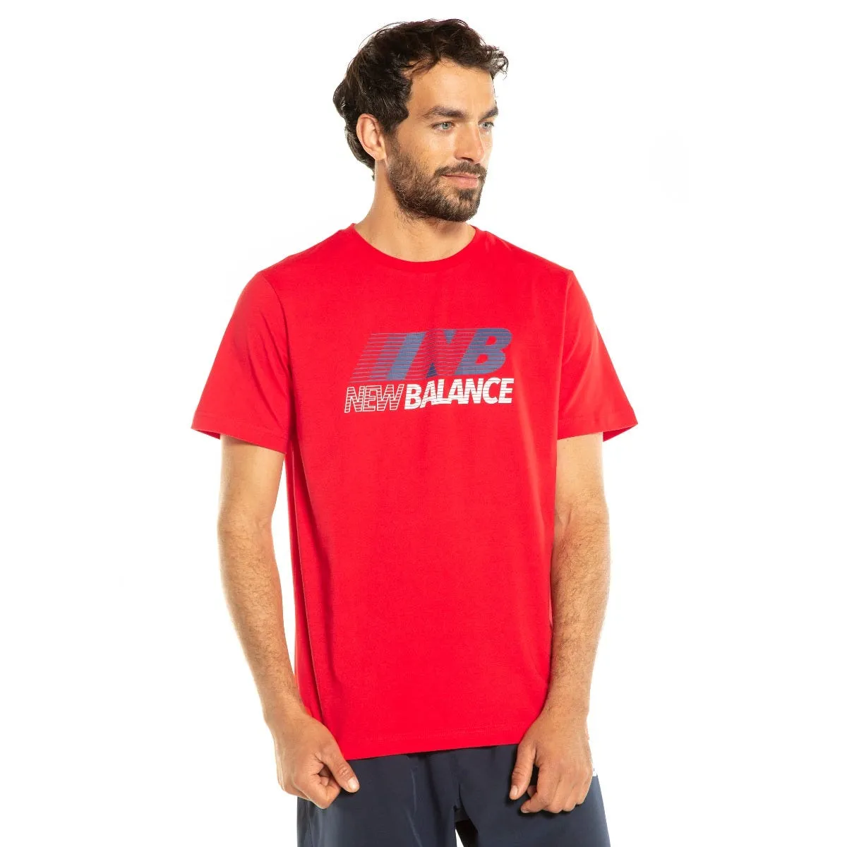 Polera Hombre New Balance Lifestyle Rojo