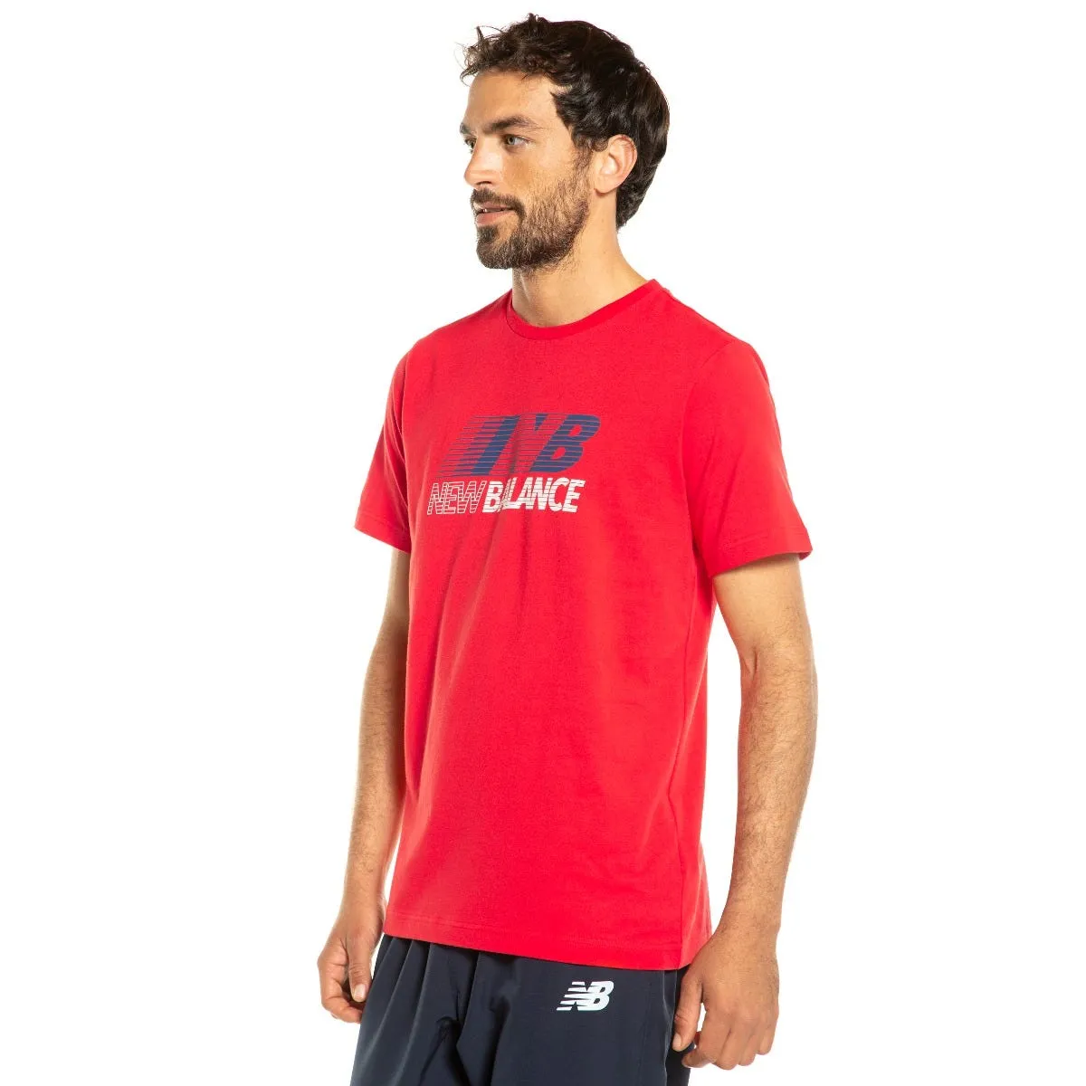 Polera Hombre New Balance Lifestyle Rojo