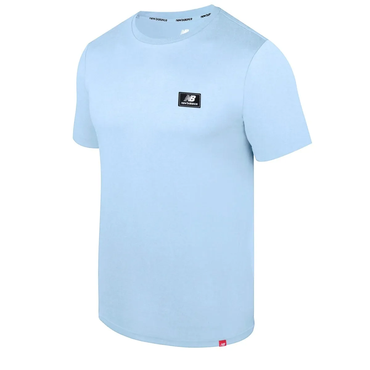 Polera Lifestyle Hombre New Balance Celeste 