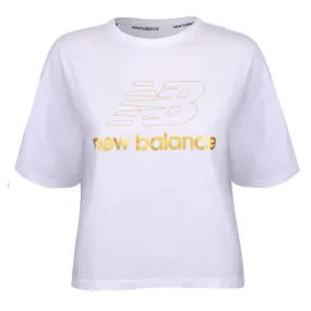 Polera Lifestyle Mujer New Balance Blanca