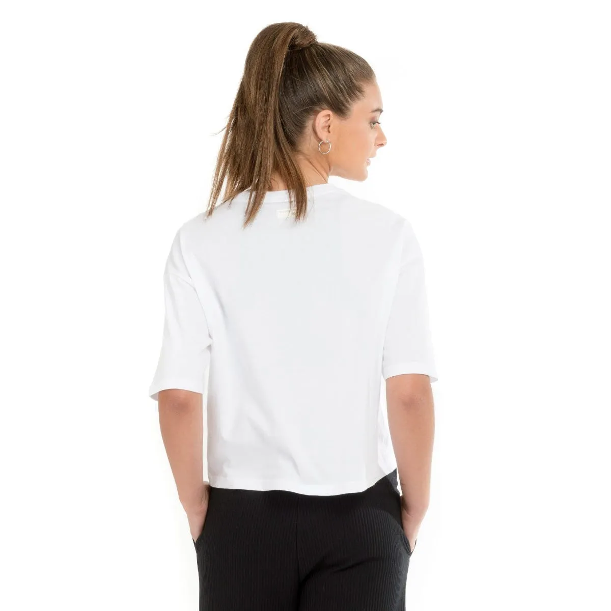 Polera Lifestyle Mujer New Balance Blanca