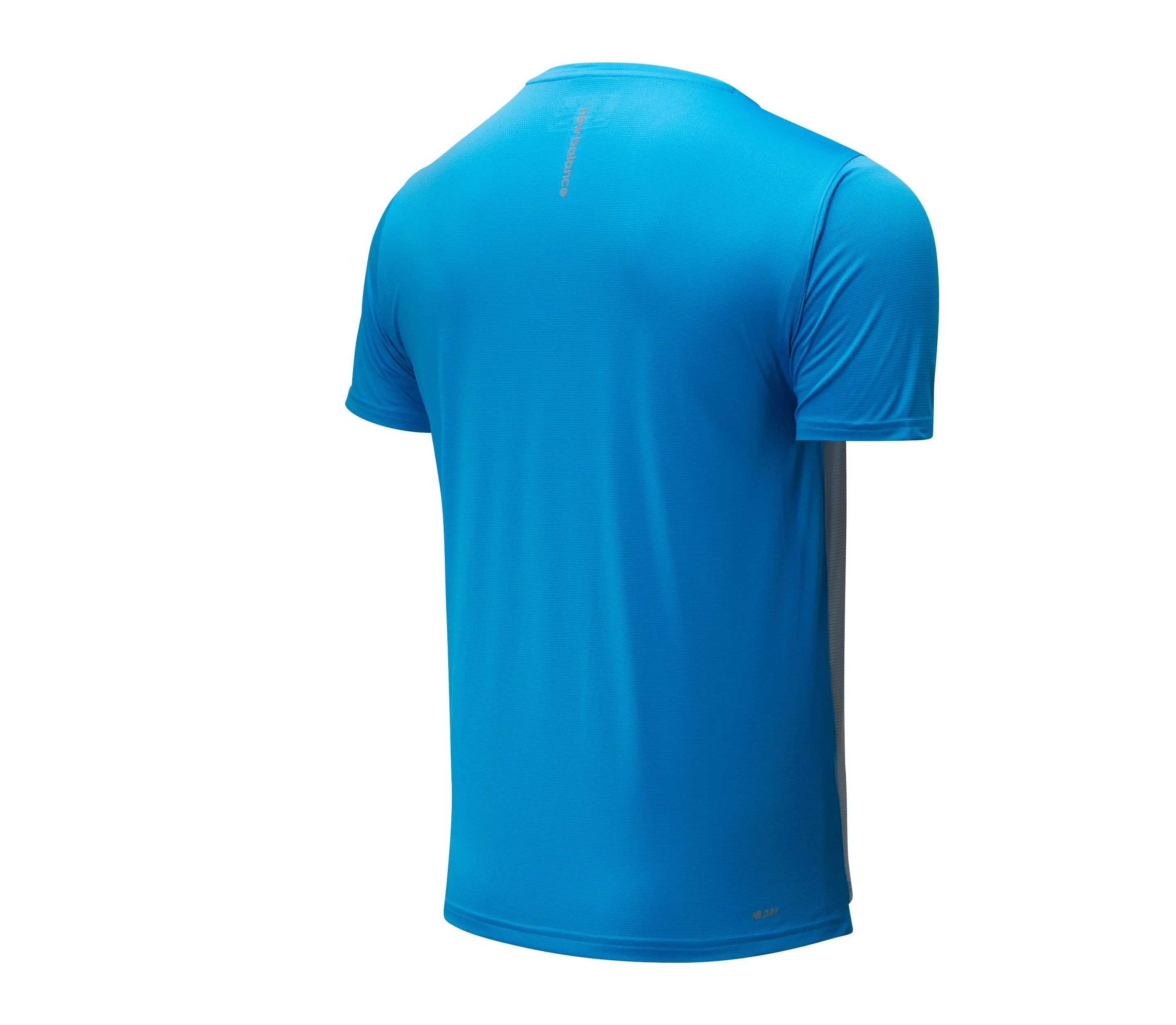 Polera Running Hombre New Balance Accelerate SS Azul