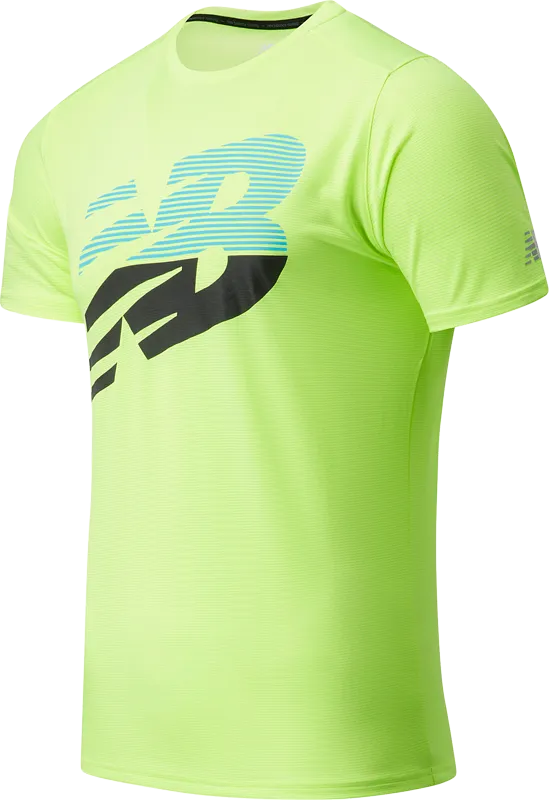 Polera Running Hombre New Balance Accelerate Verde