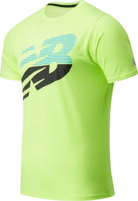 Polera Running Hombre New Balance Accelerate Verde