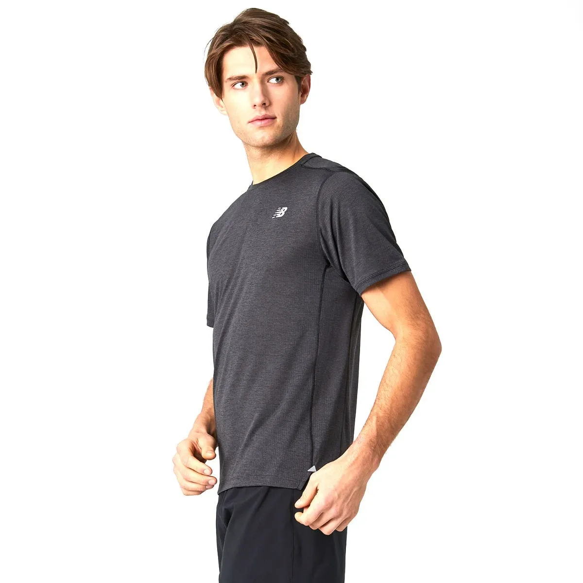 Polera Running Hombre New Balance Impact Run Negra