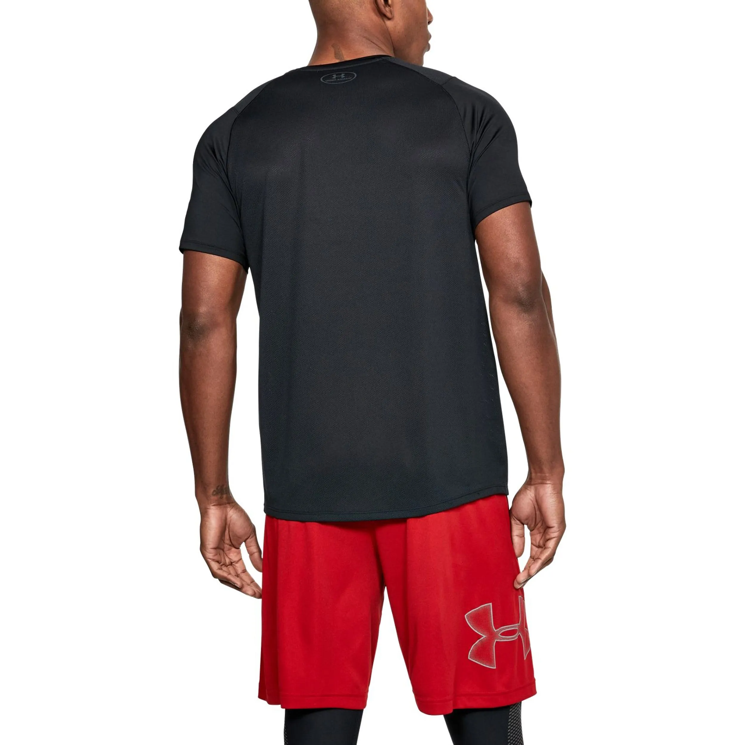 Polera Running Hombre Under Armour Mk1 SS Gris Oscuro