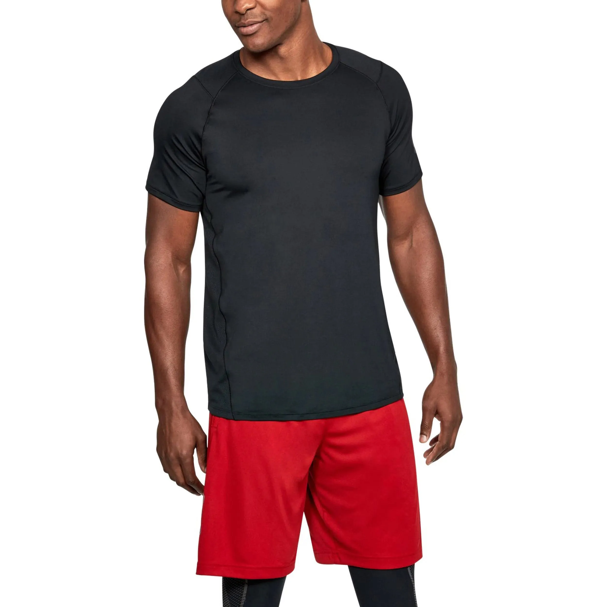 Polera Running Hombre Under Armour Mk1 SS Gris Oscuro