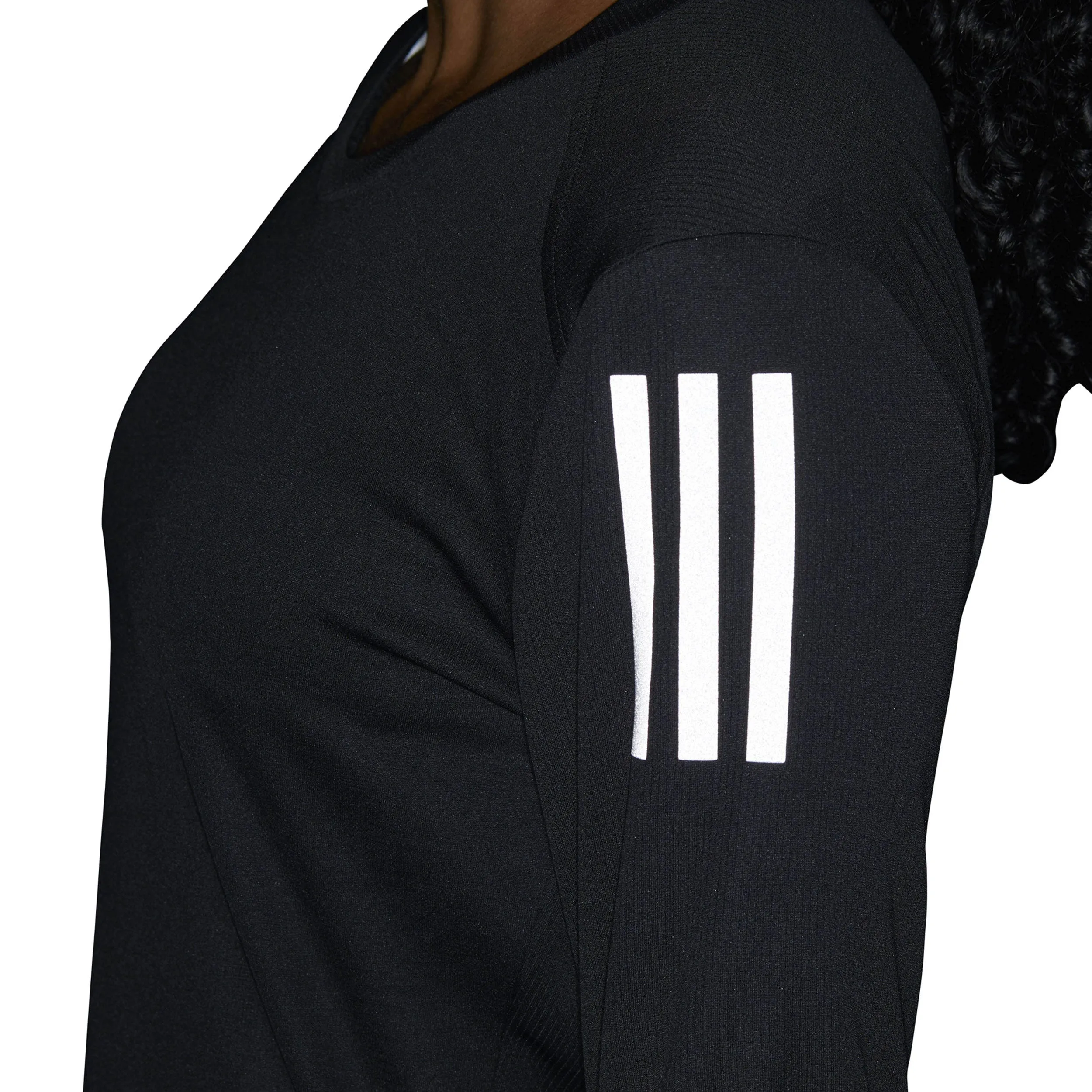 Polera Running Mujer Adidas Own The Run Negro