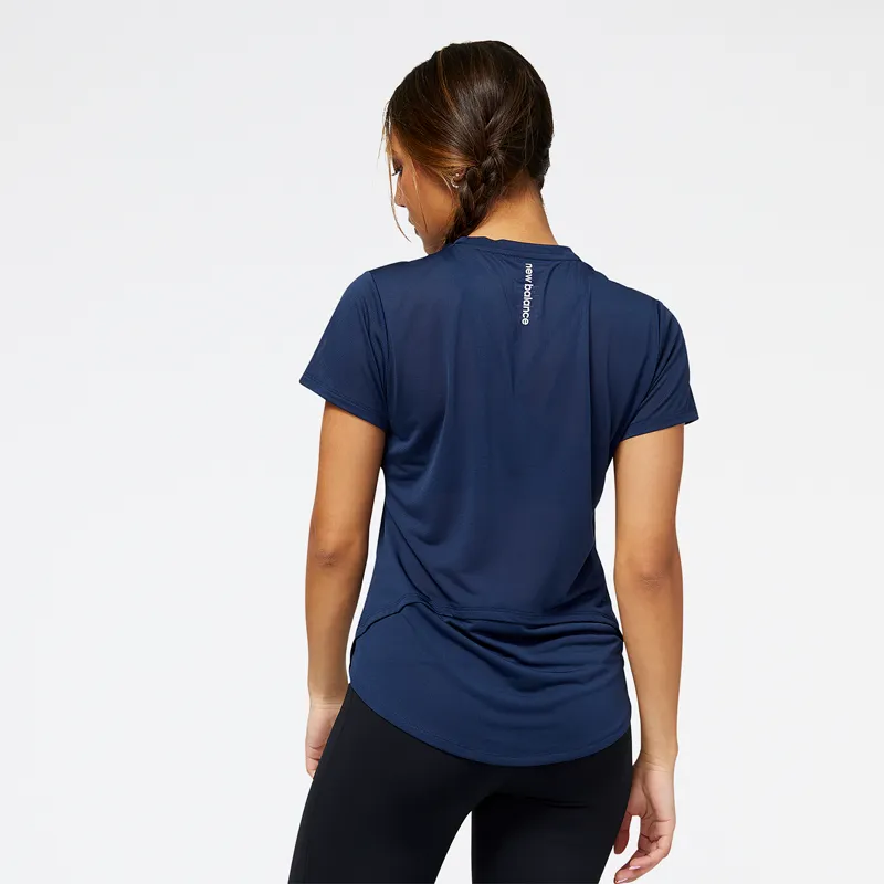 Polera Running Mujer New Balance Accelerate Azul