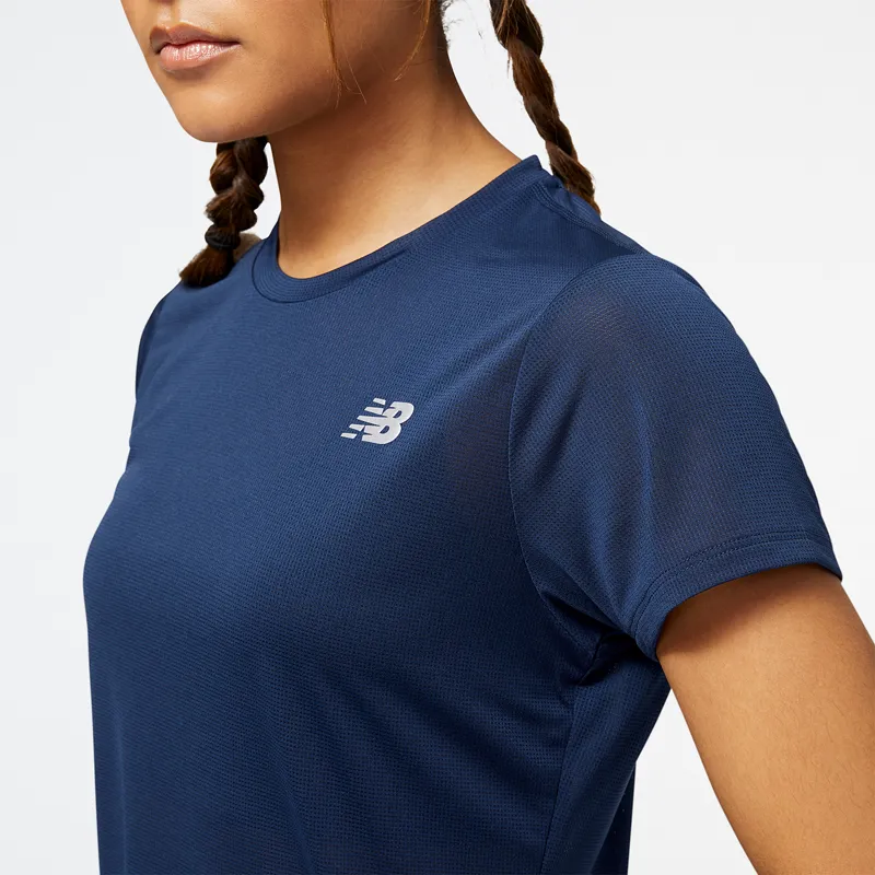 Polera Running Mujer New Balance Accelerate Azul