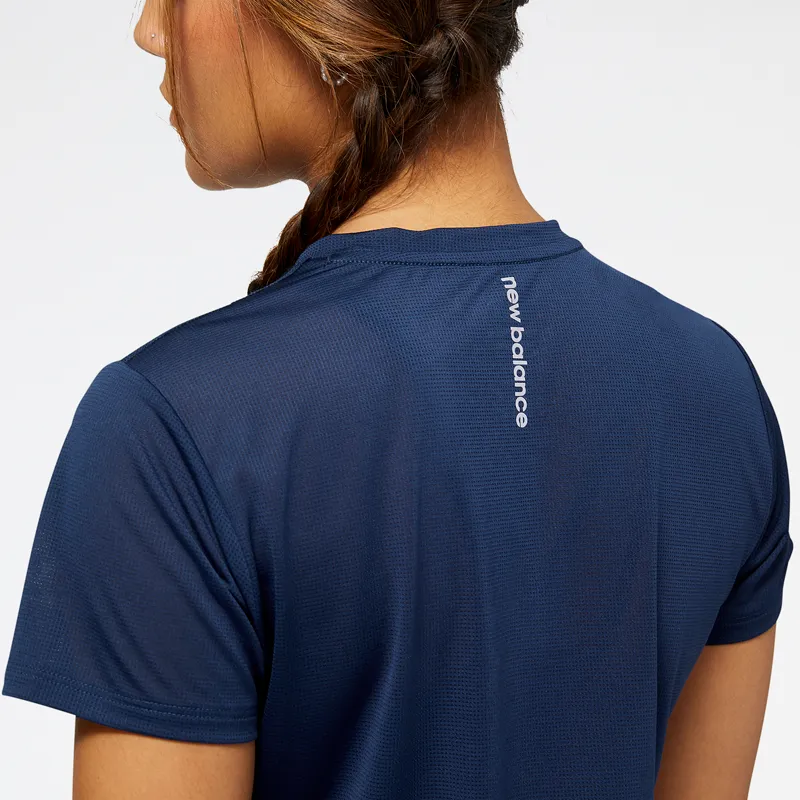 Polera Running Mujer New Balance Accelerate Azul