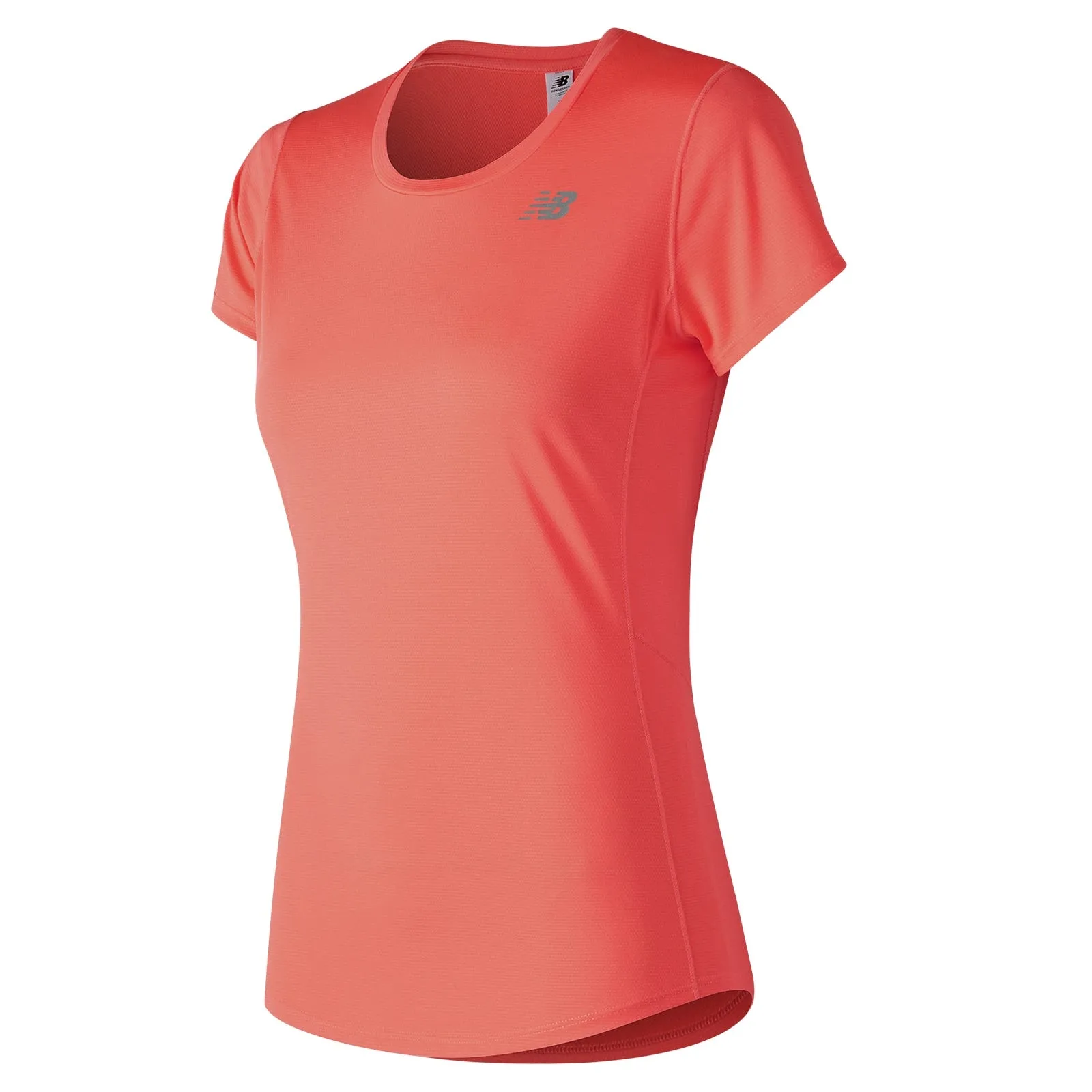 Polera Running Mujer New Balance Accelerate Naranja