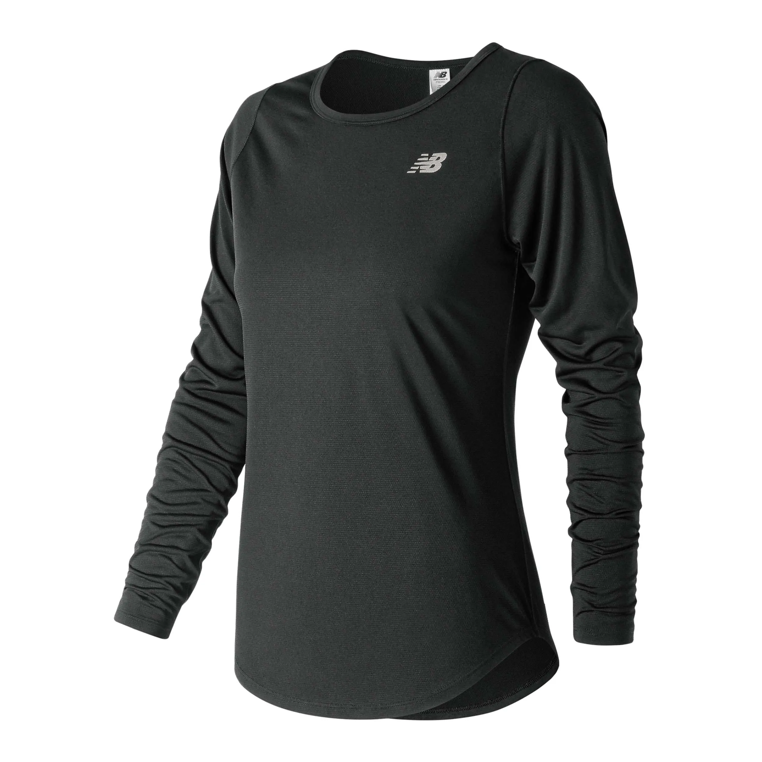 Polera Running Mujer New Balance Accelerate V2 Negra