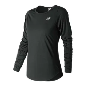 Polera Running Mujer New Balance Accelerate V2 Negra