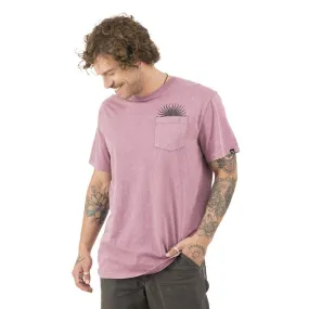 Polera Stoked Sun Hombre Rosada