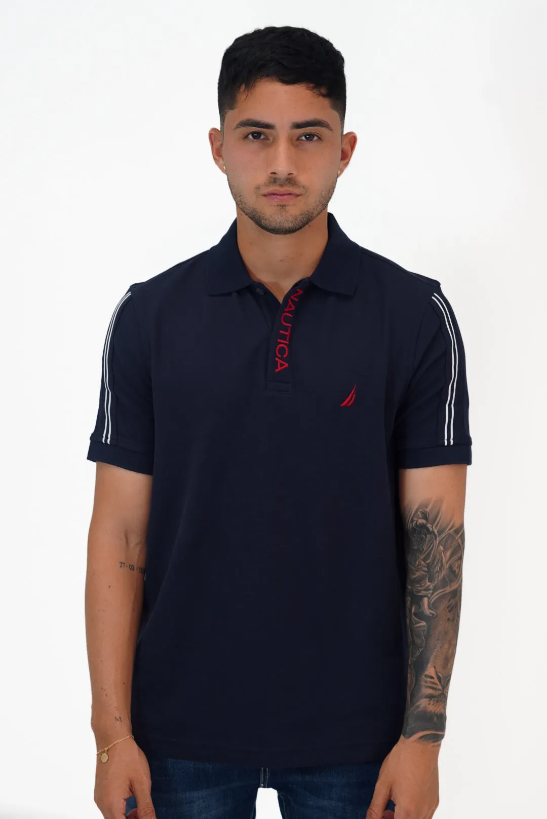 Polo Nautica Hombre Classic Fit Navy