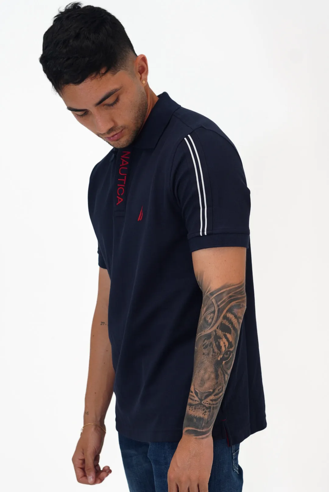 Polo Nautica Hombre Classic Fit Navy