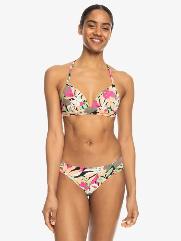 Printed Beach Classics - Conjunto de bikini triangular para Mujer