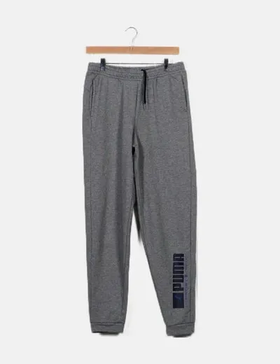 Puma Pantalón gris chándal