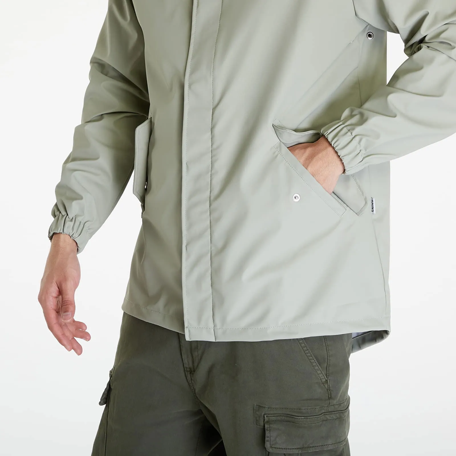 Rains Fishtail Jacket W3 UNISEX 08 Earth