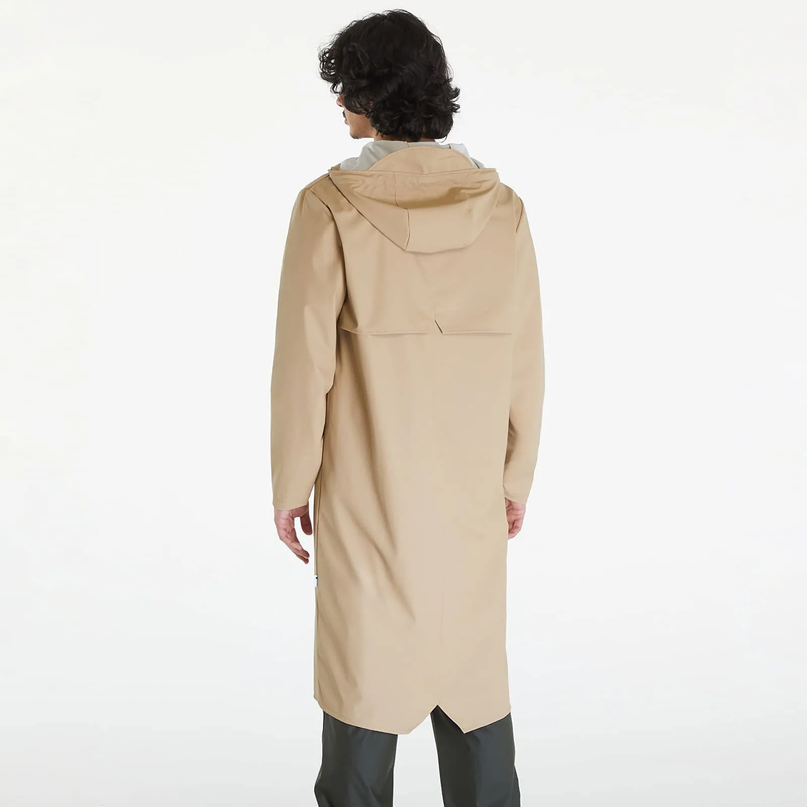 Rains Longer Jacket W3 UNISEX 24 Sand